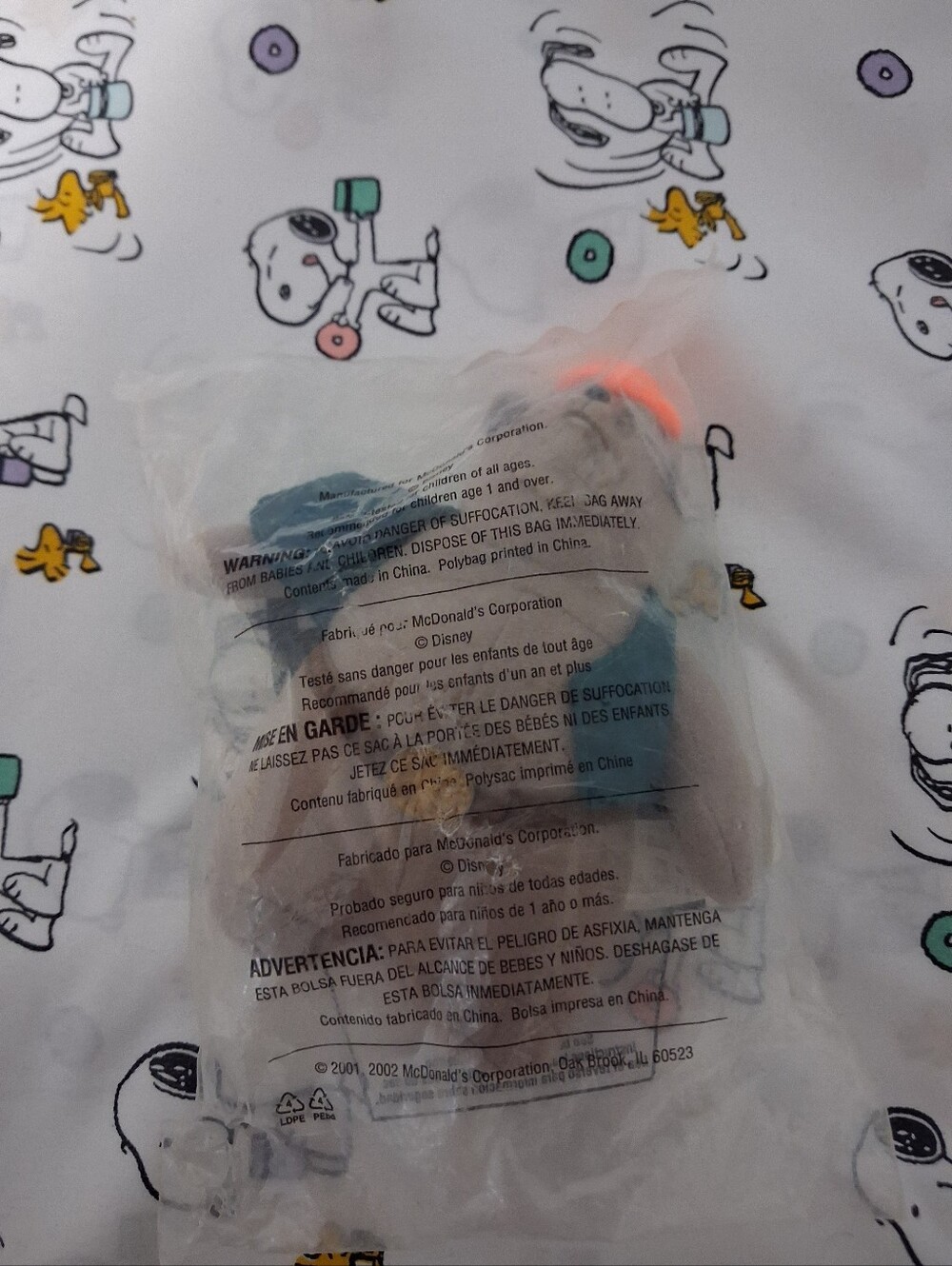 2000s Walt Disney The Country Bears #2 McDonalds Plush Toy - New And Sealed